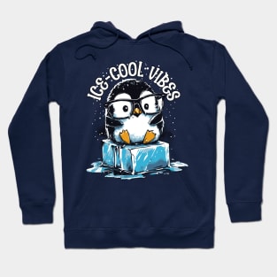 Nerdy Penguin, Ice-Cool Vibes Hoodie